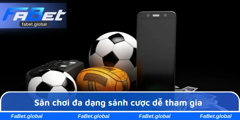 Sân chơi đa dạng sảnh cược dễ tham gia